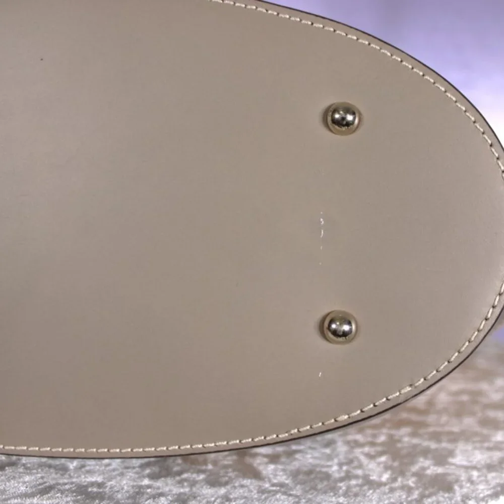 Dooney & Bourke Woven Straw-Look Tote Bag Tan Taupe NWOT - Picture 8 of 12